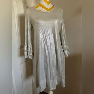 Shimmery party dress WITH POCKETS